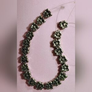 Sterling Silver Plated Daisy Beads Jewelry/Beading Supplies Crafts